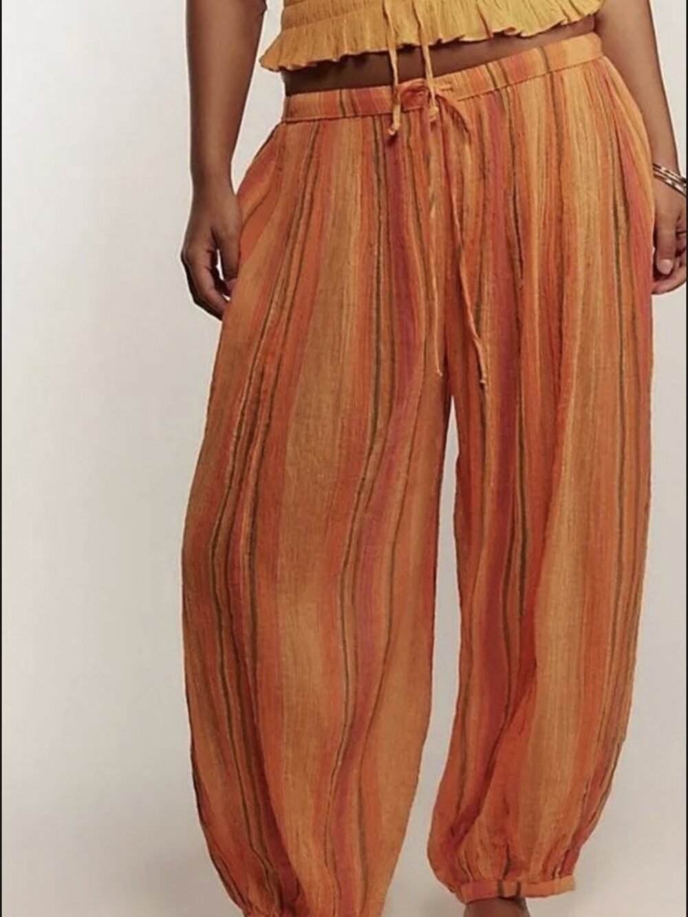 Free People Free-est Freestyle Pants in Sunset Stripe